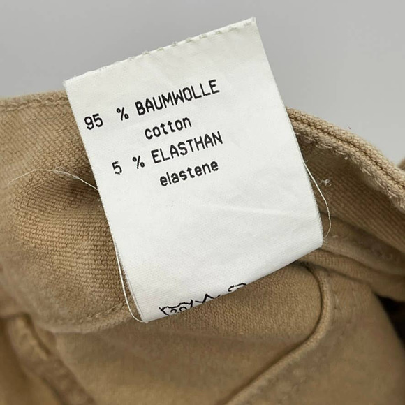 CAMBIO High Rise Camel Khaki Tan Jeans 30" Inseam - Size 6 - Picture 10 of 13